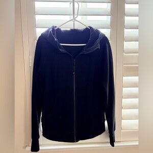 Lululemon Black Zip-Up Scuba Hoodie